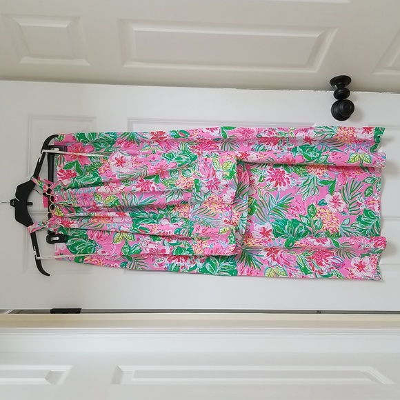 Lilly Pulitzer Shirelle Maxi Set Multi Journey To The Jungle - Picture 2 of 16